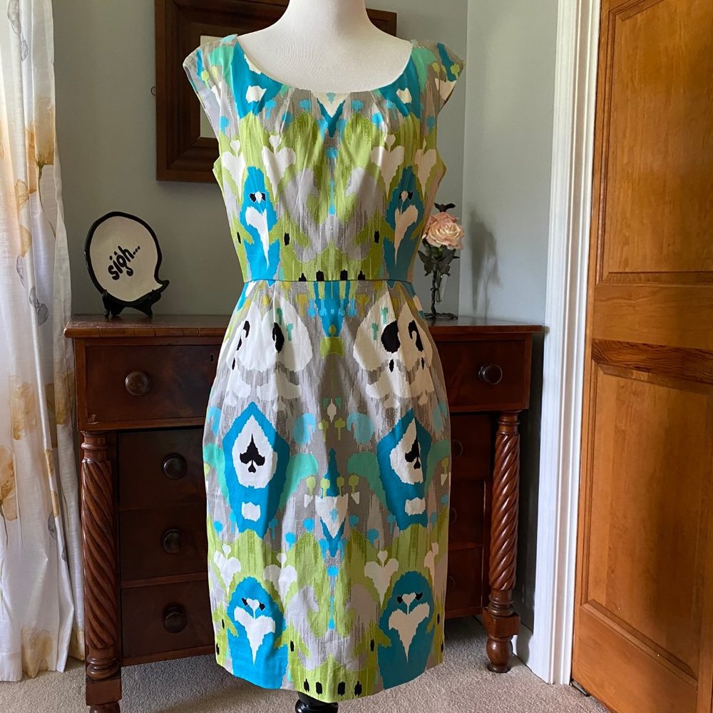 Maggy London retro-style cotton dress size 6